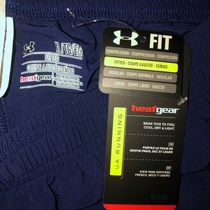 Blue and Lime Green Under Armour running pants